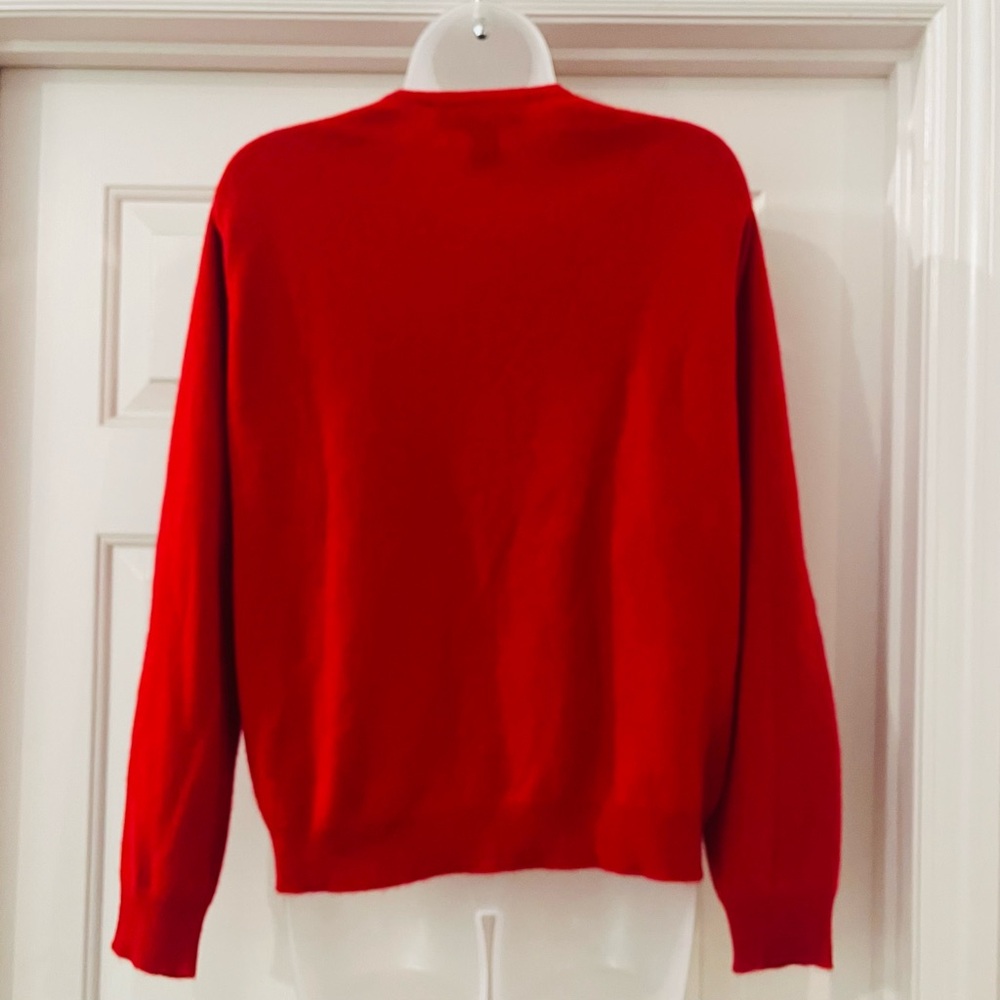 100% Cashmere finest two ply yarns. Cardigan with Shell buttons. EC Size L - Picture 4 of 8